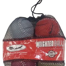 4 Pcs of 11 Softballs Placed Into Mesh Bag w/Drill Sheet