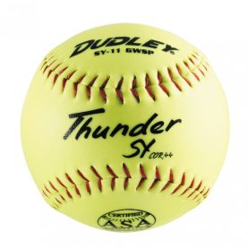 Dudley SY11 GWSP ASA Synthetic Yellow Softball 44/375