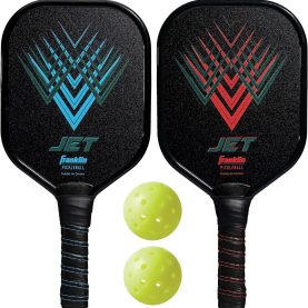 Franklin Sports Jet 2 Player Aluminum Paddle & Ball Set