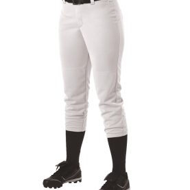 Alleson Girls' Fastpitch Softball Pants - White