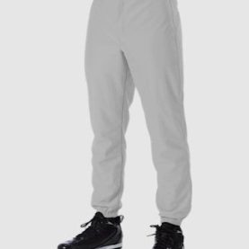 Alleson Adult Pants with Belt Loop - Gray