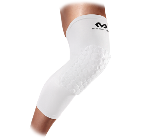 McDavid Hex Tuf Leg Sleeve White w/Teflex