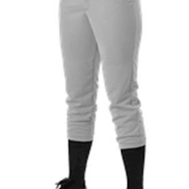 Girls Fastpitch Pants - Grey
