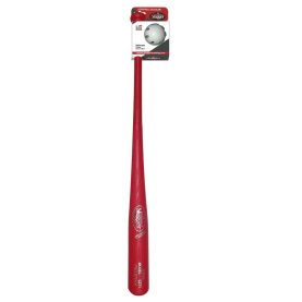 Louisville Slugger Plastic Bat & Ball Set - Red