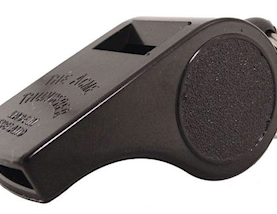 Acme Plastic Whistle - Small - Black