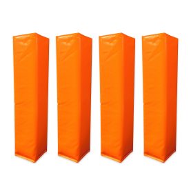 Markwort Football Pylons for Goal Line & End Zone - Orange - 4 Pcs