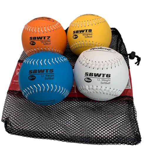Weighted Softball Set  5-6-7-8 oz