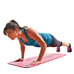BSN SPORTS Hanging Workout Mat - 48"x20.5""x3/8"" - Red"