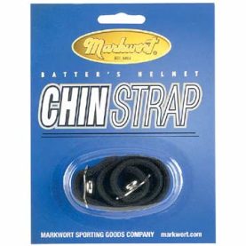 Markwort Black Chin Strap w/Metal Buckle - Blister Card