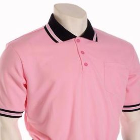 Smitty Comfort Tech100 Baseball Ultra-Mesh Short Sleeve Umpire Shirt - Pink