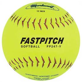 Markwort 12 FP Softball Yellow - Boxed - Dozen