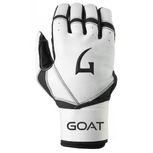 Origin Series Long Cuff White and Black Batting Gloves - Youth