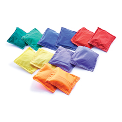 GameCraft 5 in. Nylon Bean Bags - Color My Class (Dozen)