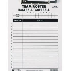 Markwort Baseball Softball Roster Clipboard