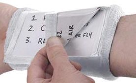 Markwort 3 Window Play Card Holder Wristband - White