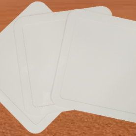 Markwort Throw Down Bases - White - 3 pcs