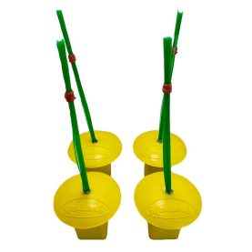 Markwort Yellow Base Plugs w/Green Bristles - 4 Pack