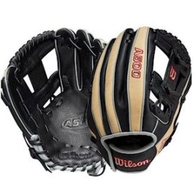Wilson A500 Series Ball Glove 11.5" Black/Blonde/Red
