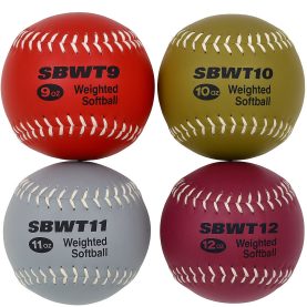 Markwort Weighted Softballs Set - 9-10-11-12oz