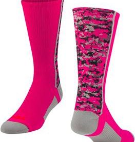 Twin City Digital Camo Crew Socks Hot Pink